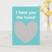 グリーティングカードが一番嫌い カード (黄色い花)