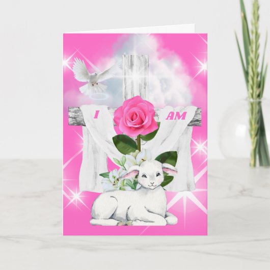 グリーティングカードが上がった ノートカード (正面)