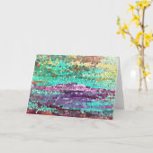 グリーティングカードが壊れた カード (黄色い花)