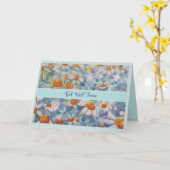 グリーティングカードが早く届く カード (黄色い花)