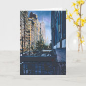 . .グリーティングカードが街で静かに カード (黄色い花)