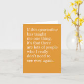 グリーティングカードだけでレッスンを検疫 カード (黄色い花)