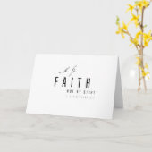 グリーティングカードではなく信仰で歩く カード (黄色い花)