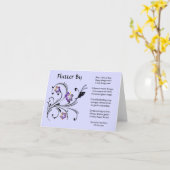 グリーティングカードでフラッタ カード (黄色い花)