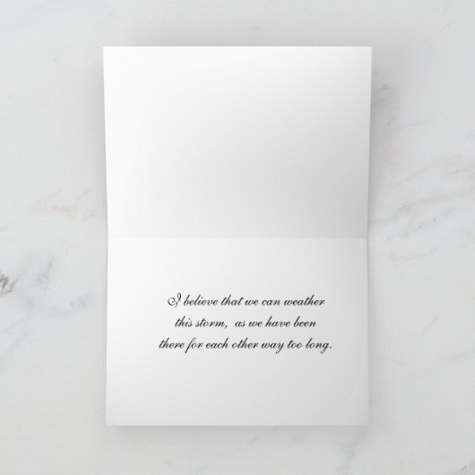 グリーティングカードで嵐を乗り切る カード (内部)