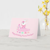 グリーティングカードとマウスプリンセスデザイン カード (黄色い花)