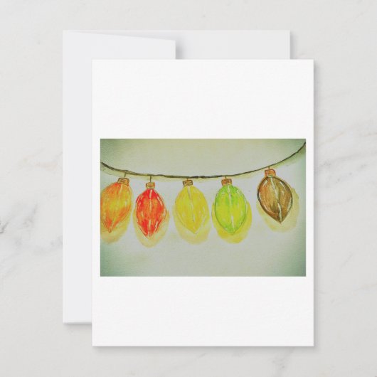 グリーティングカードとライト。 シーズンカード (正面)