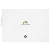 グリーティングカードによる猫の写真 (裏面横)