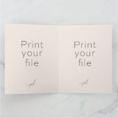 グリーティングカードにデザインをプリントする カード (内部)