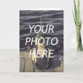 グリーティングカードに写真を挿入する カード (正面)