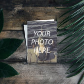 グリーティングカードに写真を挿入する カード