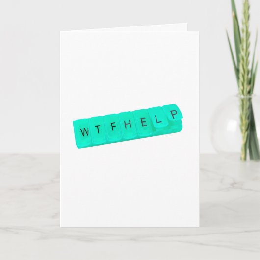 グリーティングカードに危害を加えない カード (正面)