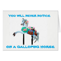 グリーティングカードに回転木馬が表示されない