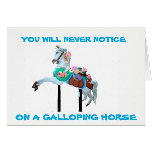 グリーティングカードに回転木馬が表示されない (正面横)