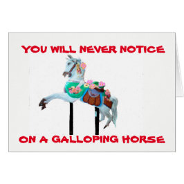 グリーティングカードに回転木馬が表示されない