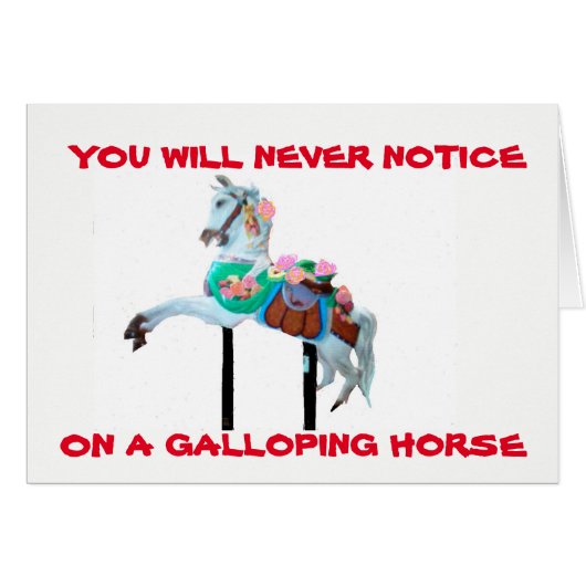 グリーティングカードに回転木馬が表示されない (正面横)