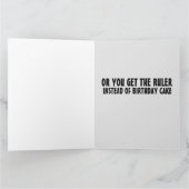 グリーティングカードに従おもしろいう修道女カトリック誕生日 カード (内部)