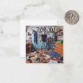 グリーティングカードに感謝 ノートカード (正面/裏面インサイチュ)