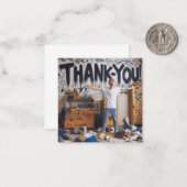 グリーティングカードに感謝 ノートカード (正面/裏面インサイチュ)