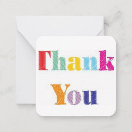 グリーティングカードに感謝 ノートカード