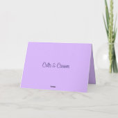 グリーティングカードに風船を巻く カード (裏面)