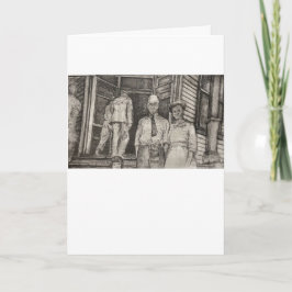 グリーティングカードのエッチング カード