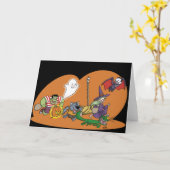 グリーティングカードのトリックまたは処理 カード (黄色い花)