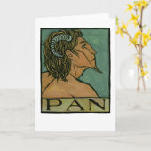 グリーティングカードのパン カード (黄色い花)