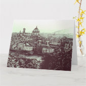 グリーティングカードのフィレンズ カード (黄色い花)