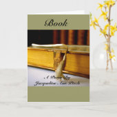 グリーティングカードの予約 カード (黄色い花)