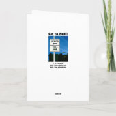 グリーティングカードの卒業 カード (裏面)