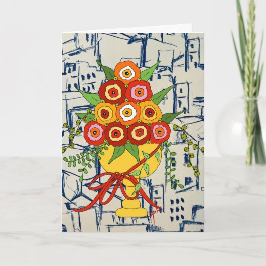 グリーティングカードの友情 サンキューカード (正面)