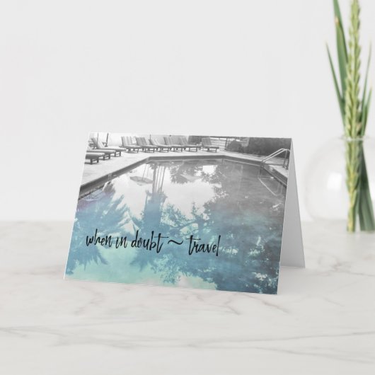 グリーティングカードの反射 サンキューカード (正面)