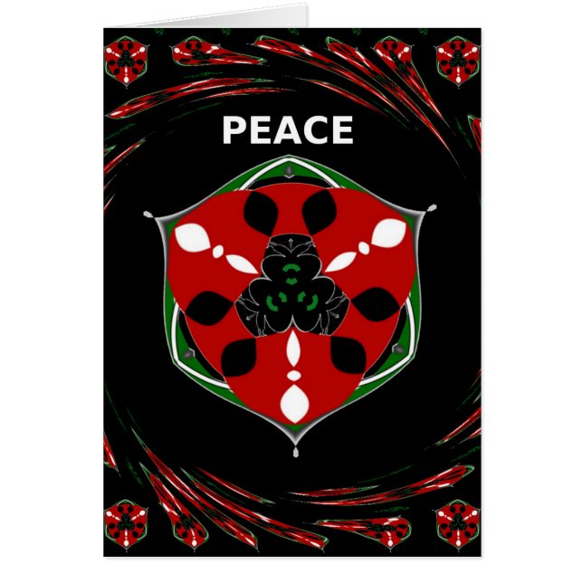 グリーティングカードの垂直テンプレート (正面)