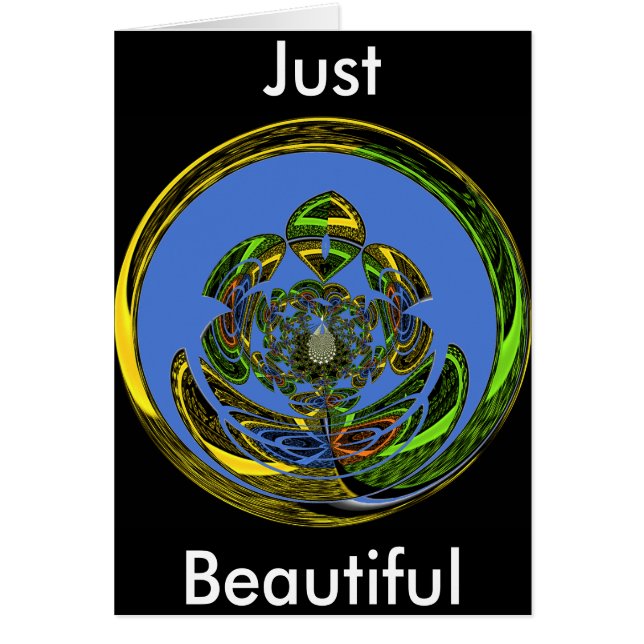 グリーティングカードの垂直テンプレート (正面)