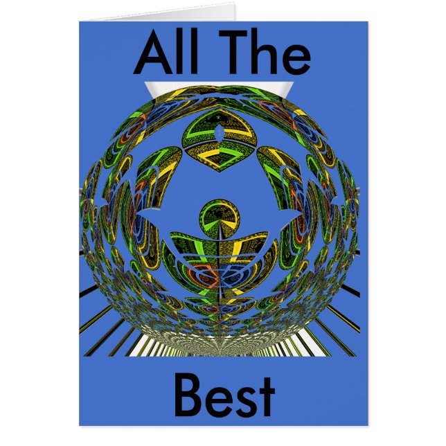 グリーティングカードの垂直テンプレート (正面)