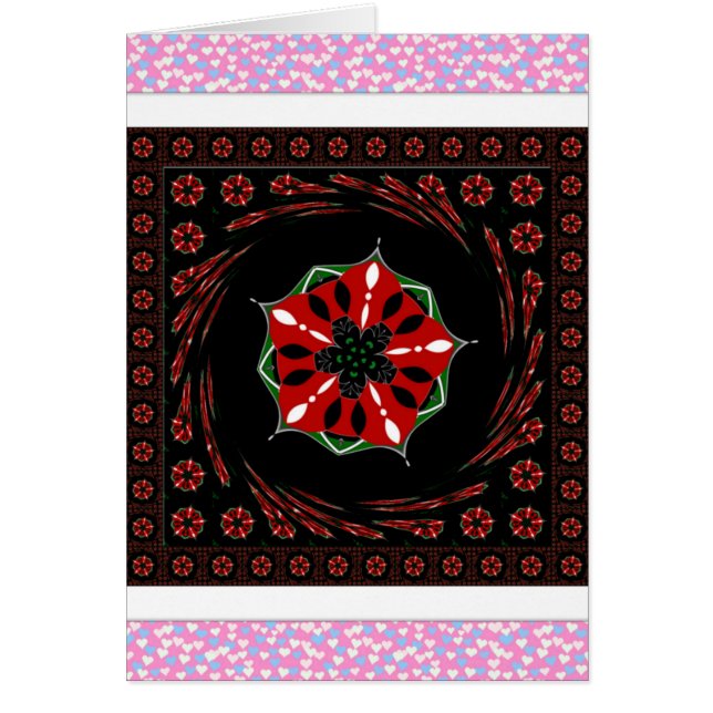 グリーティングカードの垂直テンプレート (正面)