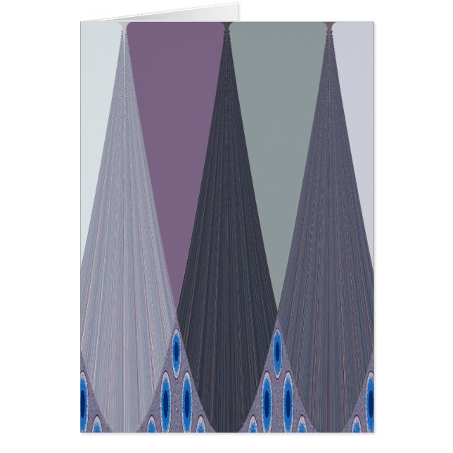 グリーティングカードの垂直テンプレート (正面)