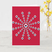 グリーティングカードの垂直テンプレート カード (黄色い花)