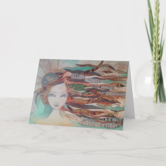 グリーティングカードの影と光 カード (正面)