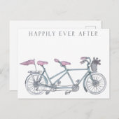 「グリーティングカードの後は幸せに ポストカード (正面/裏面)