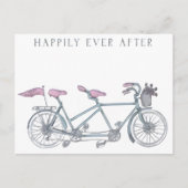 「グリーティングカードの後は幸せに ポストカード (正面)