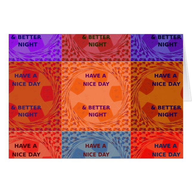 グリーティングカードの水平テンプレート (正面横)