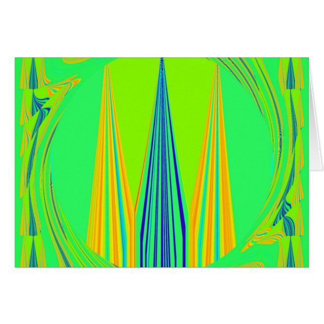 グリーティングカードの水平テンプレート (正面横)