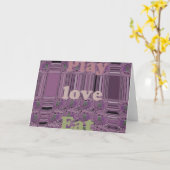 グリーティングカードの水平テンプレート カード (黄色い花)