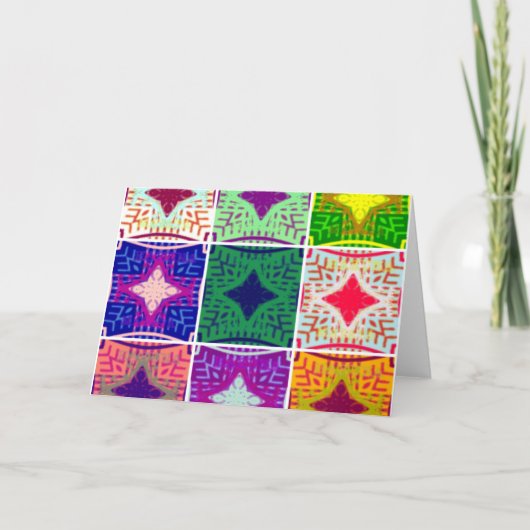 グリーティングカードの水平テンプレート カード (正面)