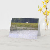 グリーティングカードの自然シーン カード (黄色い花)