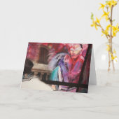 グリーティングカードの色 カード (黄色い花)