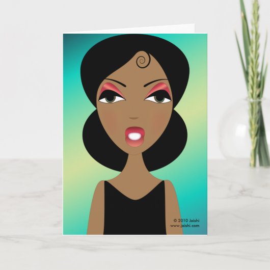 グリーティングカードの表示 カード (正面)