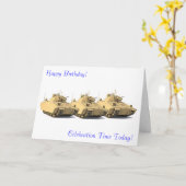 グリーティングカードの軍隊画像 カード (黄色い花)